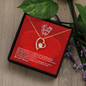 To My Lovely Wife - Forever Love Necklace - Love Your Husband - To My Wife Necklace From Husband - To My Soulmate Necklace For Women - Necklace For Wife From Husband