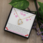 To My Beautiful Wife Forever Love Necklace Gifts