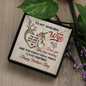 To My Amazing Wife Necklace I Love You - Happy Mother's Day Necklace - Best Gift for Her - Coustom Necklace for Wife - the One Who Did'nt Get Away! - Love From Husband More Than Hunting