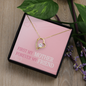 First My Mother Forever My Friend Forever Love Necklace, Mother Gift Mother's Day Gift for Mom from Daughter Son Kids, Birthday Gift Jewelry with Message Card and Gift Box