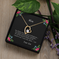 Mom Love Your Son Gifts, Mom Gifts Jewelry Mothers Anniversary Jewelry Gifts for Women Birthday Unique Necklace, Mom Necklace For Women New Mom Gifts Birthday Christmas Gifts With Heartfelt Message & Lighted Box