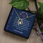 To My Loving Mom Necklace I Love You Mom Forever Love Necklace Gifts From Daughter Son Mom's Birthday Gift Happy Mother's Day Gift 2025 Jewelry with Message Card and Gift Box