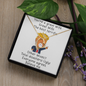 Anniversary necklace for wife, Necklace with love message for wife, Gift For Her, Personalizes Jewelry, Alluring Beauty Necklace You are a great Wife The Best Terrific, Best Gift for her, Gold Woman Name Jewelry