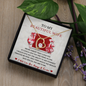 To My Beautiful Wife Never Forget That I Love You - I Will Love You Always & Forever - To My Wife Necklace - Valentines Day Gifts for Wife - Necklace for Wife