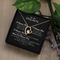 To My Soulmate - Alluring Necklace - Gift for Wife - Necklace for Wife - Gold Necklace for soulmate - To My Wife Necklace From Husband - Necklace for Sweet Heart