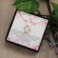 To My Wife Mother's Day Necklace - Happy Mother's Day - Wife Birthday Gift - Anniversary Gift For Wife from Husband- Wife Gift - Wife Necklace
