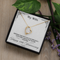 My Wife Every Minute 40th Anniversary Peas Pod Necklace - Anniversary Gift For Wife from Husband, Wife Gift, Wife Necklace - Couple Necklace Set - Customize Couple Necklace