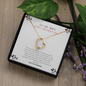 To My Wife - Woman of My Dreams - Necklace - Happy Morther's day - Anniversary Gift For Wife from Husband - Wife Gift - Wife Necklace - Romantic message card for her