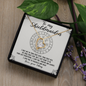 To My Shieldmaiden Necklace - Love Your Viking - Necklace for warrior woman - Gift for soulmate - Romantic message card for wife - Love for wife - Diamond Necklace for soulmate