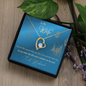 To My Wife Necklace - BEAUTIFUL EID GIFT FOR WIFE - LOVE KNOT -  Couple Necklace Set - Customize Couple Necklace -Valentine's day gift -Gift for her him -Anniversary gift