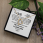 To My Wife - Heart Pendant Necklace - To My Wife Necklace With Message Card - Anniversary Gift For Wife - To My Wife Necklace - Husband Gift For Wife - Engagement Gift - Gift For Women - Birthday Gift