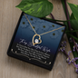 To My Beautiful Wife Necklace - To My Wife Necklace - To My Wife Necklace - Valentines Day Gifts For Wife - Romantic message for wife - Necklace for soulmate - Gift for Beautiful Spouse