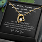 Mom Cute Memorable Mother's Day Gift - We Love You - Gift For My Wife - Romantic Wife Gift - Wife Birthday Surprise - To my Wife Necklace - Necklace with love message for wife