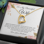 To My Wife Necklace With Message Card - Wife Birthday Gift - Anniversary Gift For Wife from Husband - Gift for wife from Husband - Wife Gift - Romantic Message for wife