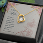 To My Wife Necklace - Sweetest Hearts for wife - To My Wife Necklace - Romantic Gift for Wife - Diamond Necklace for wife - Gift for wife