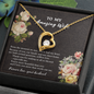 To My Wife Necklace With Message Card - to My Amazing Wife Necklace - Gift for Wife - You've Had My Heart - Love Knot - Love From That Moment We Meat - Necklace for Girlfriend - Husband Gift for Wife
