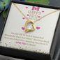 Happy First Mother's Day! I Love You So Much! - To Wife Necklace - Gift for Wife - Mother's Day Gift - wife gift from  future husband - Anniversary Gift For Wife - Gifts For Her - Birthday Gifts For Wife - Best mother Gift for her