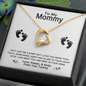 Personalized Wife Necklace Gift - Personalised Baby Bump - To My Mum/Mummy Gift - Mother's day Gift - Gift For Mom