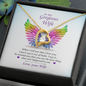 To my Gorgeous Wife PRIDE - Love Your Husband - To My Beautiful Wife Necklace Boxed Jewellery - Card Gift for Wife from Husband Lover