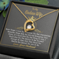 To My Bad Ass Wife - Crown - Necklace - Gift for Wife From Husband - Necklace for Soulmate - Couple Necklace Set - Friendship Necklaces - Customize Couple Necklace - Handmade Necklace for Wife