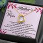 To My Mom Forever Love Necklace Mother Jewelry Gift From Daughter Mother's Day Gift, Mother's Day Kids, Message Card, To My Mom Necklace, Mom Gift For Birthday, Necklace Women, Necklace Women, Mom Necklace Card, Gift Idea For Mom, Mother 's Gift