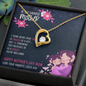 To The Luckiest Mother Gifts, Mother's Day Mom Necklace Gifts for Women Birthday Gifts for Mom From Daughter Son Best Mom Forever Love Necklace With Cards Gifts for Step Mom Mother in Law