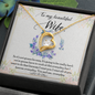 To My Beautiful Wife - You And Me Forever Everyday - Romantic Message from Hubby - Best Gift for Wife - Birthday Gift for her - Handmade Necklace for soulmate