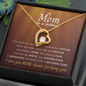 Mom in a million Gifts | To My Loving Mom Necklace I Love You Mom Forever Love Necklace Gifts From Daughter Son Kids Mom's Birthday Gift Mother's Day Gift Jewelry with Message Card and Gift Box, Mother's Day Gift, Gifts for Women, Mom Birthday Gift Ideas
