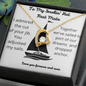 To My Smokin' Hot First Mate - Admired Your Jib Forever Love Necklace - To My Wife Necklace From Husband - To My Queen - To My Wife Necklace Anniversary Gift For Wife