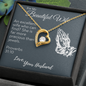 For My Beautiful Wife Love Your Husband, To My Wife Necklace, Valentines Day Gifts For Wife, Wife Birthday Gift, Anniversary Gift For Wife from Husband, Necless Gift for your Honourable soulmate