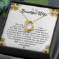 Gift For Wife - Unconditional Love - Love Knot - Wife Birthday Gift -  Anniversary Gift For Wife from Husband -  Necklace For Wife From Husband -  Gifts For Her, - Birthday Gifts For Wife - Valentine Gift for wifey - Love locket for Beloved wifey