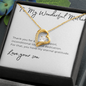 Gifts for Mother, Mom Necklace, Mother Necklace, Jewelry for Mom, Mother's Day Gift, Forever Love Necklace for Women Grandma Aunt Stepmother Sister Mom Gifts Jewelry Mothers Anniversary Jewelry Gifts for Women Birthday Unique Necklace