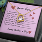 To My Mom Heart Pendant Necklace Necklace From Daughter Christmas Birthday Present, 2026 Mother's Day Gift Ideas, Message Card Jewelry for Her