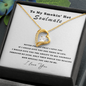 To My Smokin' Hot Soulmate - I love you Necklace - To My Queen - To My Wife Necklace Anniversary Gift For Wife - Romantic Wife Gift - Soulmate Gift from Husband - Birthday Gift for Wife