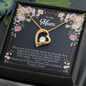 Mother Gifts, Appreciation Mom Jewelry Necklace with Sentimental Message Card Present (To My Loving Mom, Forever Love Necklace), Mom Necklace, Mother Necklace, Mom Gift, Gift from Daughter, Jewelry for Mom, Mother's Day Gift Ideas