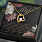 To My Wife Wedding Anniversary Gift - To My Wife Necklace With Message Card - Anniversary Gift For Wife - To My Queen - To My Wife Necklace Anniversary Gift For Wife