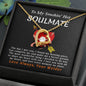 To My Smokin' Hot Soulmate Love Always Your Welder - To My Queen - To My Wife Necklace Anniversary Gift For Wife - To My Wife Necklace With Message Card