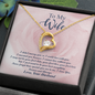 To My Wife Never forget how special you are to me. I Love You. Forever and Always - To My Wife Necklace From Husband - To My Soulmate Necklace For Women - Necklace For Wife From Husband