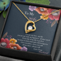 To My Wife - Necklace Gift Set  - To My Wife Necklace Anniversary Gift For Wife - Gift For Wife- To My Queen - Birthday Gift For Wife - To My Wife Necklace With Message Card