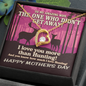 Happy Mother's day - Necklace gift for wife - Necklace for wife - To My Wife Necklace With Message Card - Mother's day Gift from Husband - Love for wife more than hunting - Romantic Wife Gift