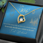 To My Wife Necklace - BEAUTIFUL EID GIFT FOR WIFE - LOVE KNOT -  Couple Necklace Set - Customize Couple Necklace -Valentine's day gift -Gift for her him -Anniversary gift