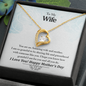 To My Wife, Your An Amazing Wife And Mother Never-Ending Love Necklace - To My Wife Necklace - Husband Gift For Wife - My Future Wife -  Engagement Gift - Gift For Women- Birthday Gift