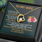 To My Wife Love Your Husband Necklace - To My Wife Necklace From Husband - To My Soulmate Necklace For Women - Necklace For Wife From Husband - To My Wife Necklace From Husband