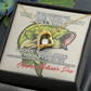 To My Amazing Wife I Love You More Than Fishing! Happy Mother's Day Forever Love Necklace, Gift For Wifey